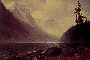 Albert Bierstadt Lake Louise painting